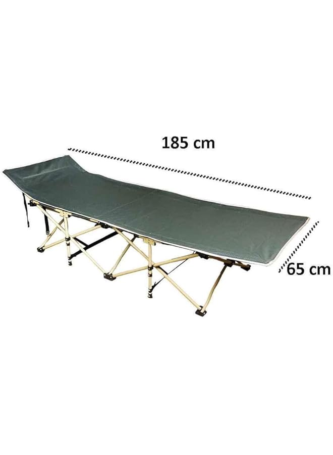 Toby's Tobys New Folding Camping Bed For Adults Ten Leg Beach Bed With Cushion And Maximum Load 150 Kg / 330 Lbs Ideal For Office Home Beach Party Camping (191X70X36Cm) - Image 2