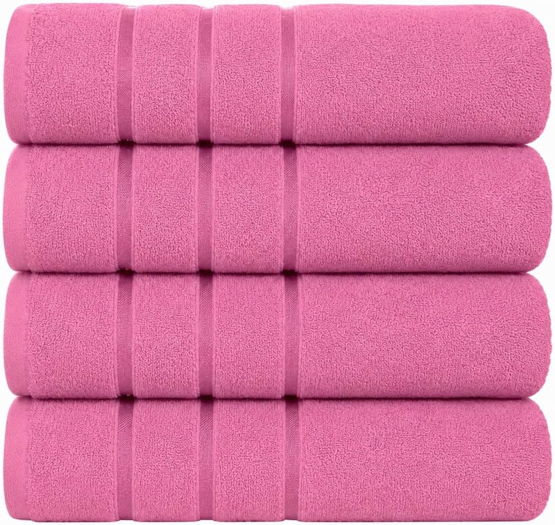 Bliss Casa 100% Cotton Hand Towel Set – 50x90 cm, Ultra-Soft & Highly Absorbent Towels for Bathroom – Quick-Dry, Durable & Skin-Friendly (4-Pack) - Image 1