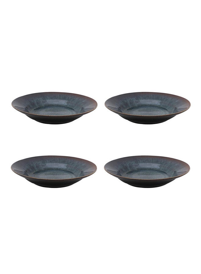 Trust 4-Piece Porcelain Deep Plate Set 9 Inch - Image 1