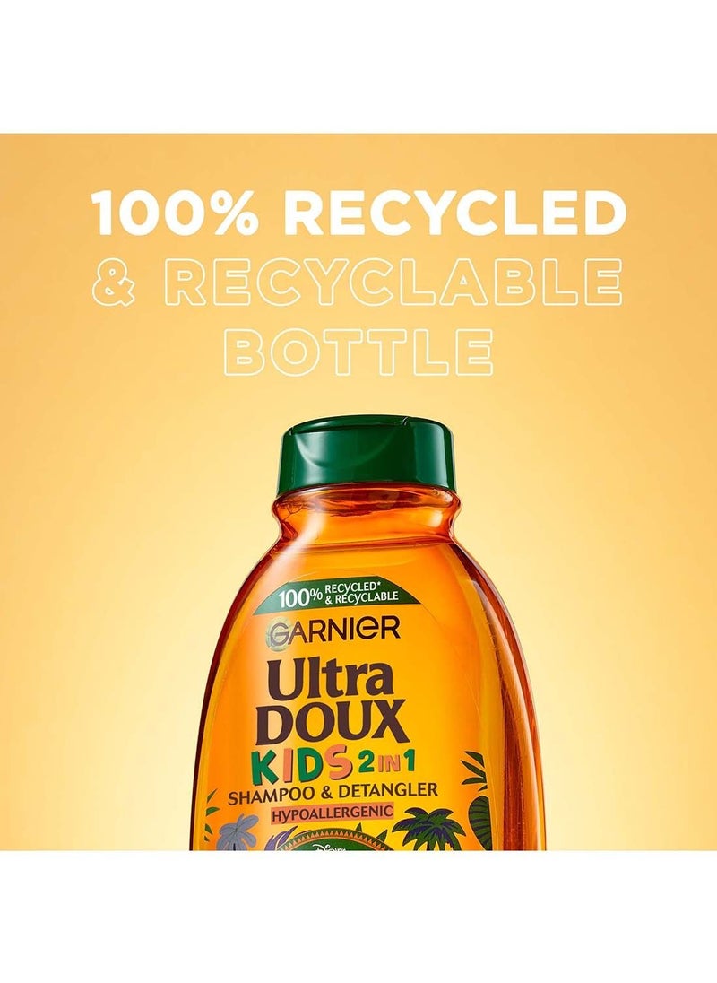 Garnier - Ultra Doux Kids 2 In 1 Apricot Shampoo & Detangler - Image 1