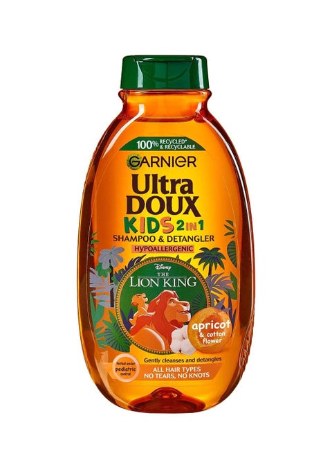 Ultra Doux Kids 2 In 1 Apricot Shampoo & Detangler