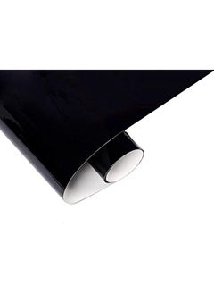 Glossy black vinyl sticker roll for cars and for all uses, size 60 cm, width by 2 meters