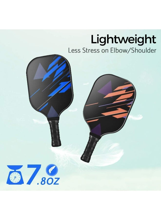 Oasisgalore USAPA Approved Pickleball Paddles Set with Carry Bag for Beginners，Lightweight Fiberglass, Honeycomb Core - Image 3