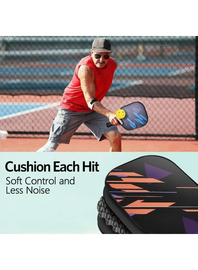 Oasisgalore USAPA Approved Pickleball Paddles Set with Carry Bag for Beginners，Lightweight Fiberglass, Honeycomb Core - Image 5