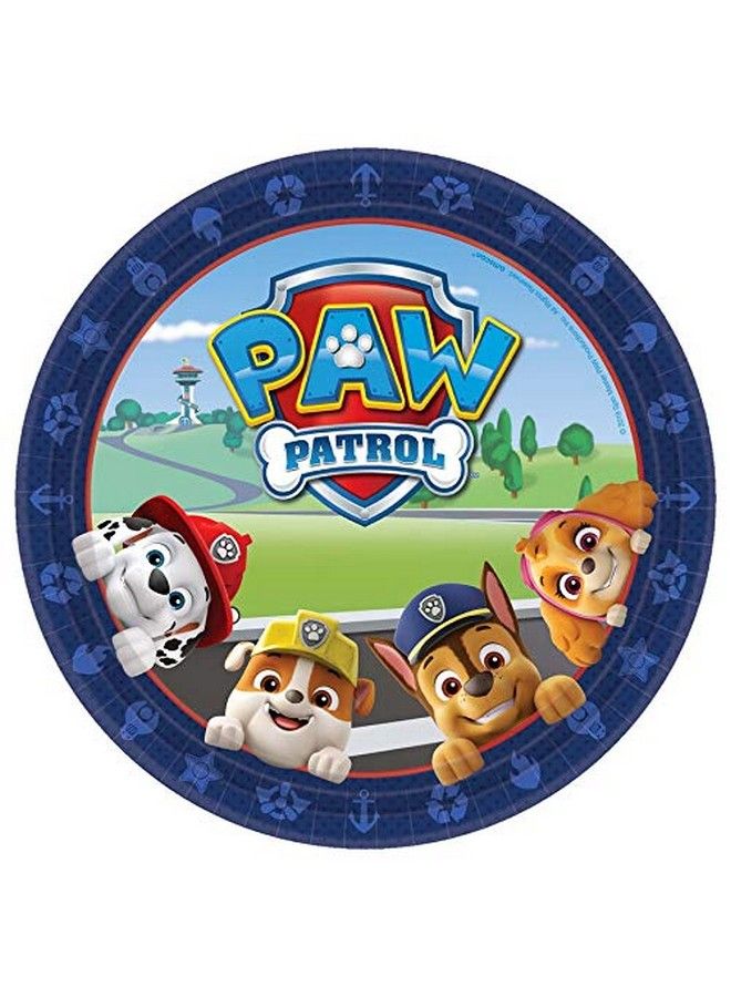 Amscan Paw Patrol Adventures 9" Plates 8 Count - Image 1