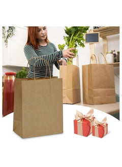 ماركة غير محددة عدد 25 شنطه ورق كرافت بني/ 31*26*12 سم  - Image 5