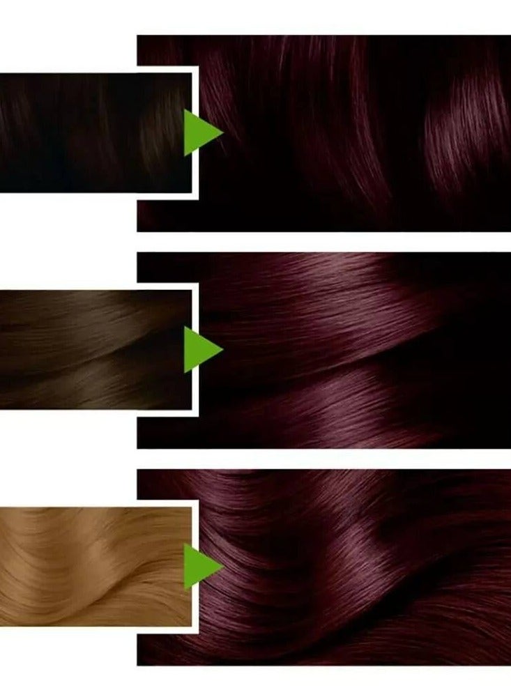 غارنييه صبغة كريم دائمة للشعر كولور ناتشورالز من غارنييه - 3.6 بني أحمر عميق 112مل - Image 4