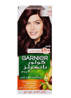 غارنييه صبغة كريم دائمة للشعر كولور ناتشورالز من غارنييه - 3.6 بني أحمر عميق 112مل  - Image 2