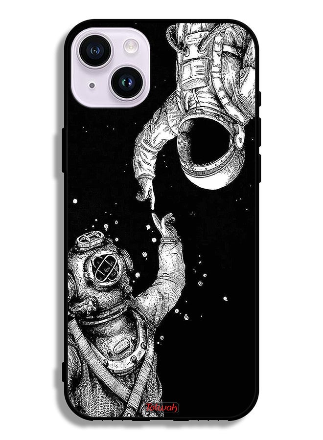 Tolwak Apple iPhone 14 Protective Case Astronauts - Image 2