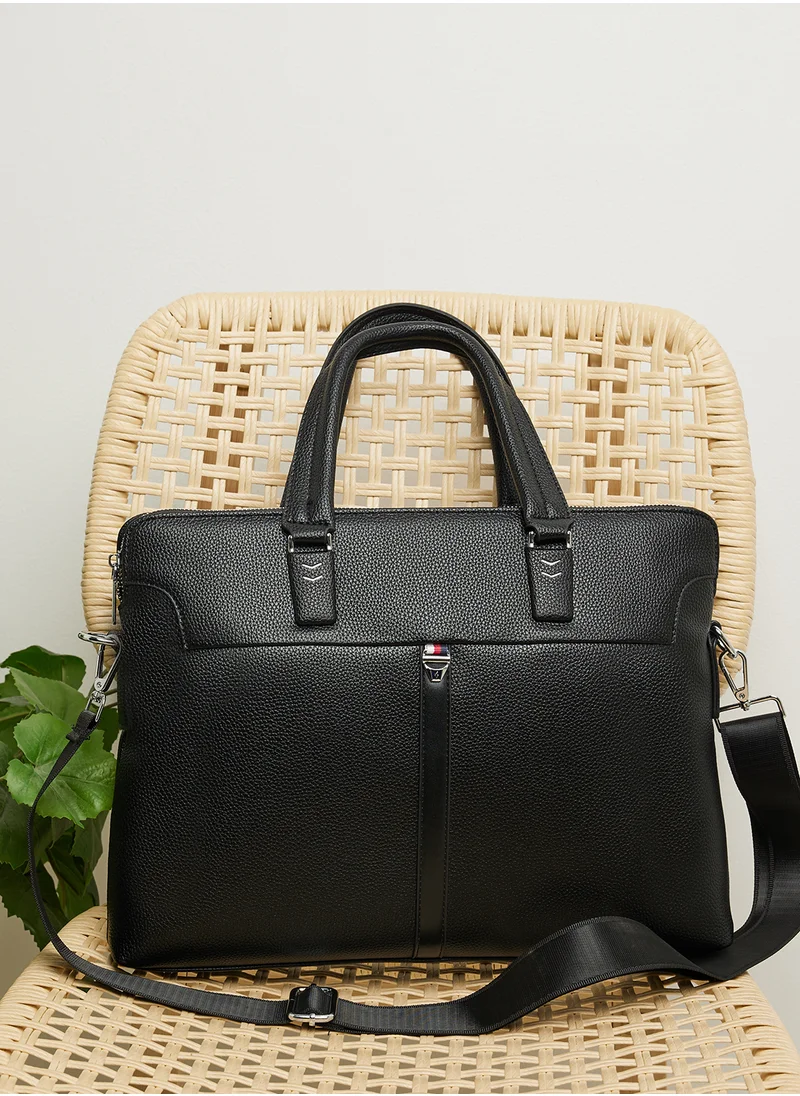 Robert Wood Grain Texture Office Laptop Bag