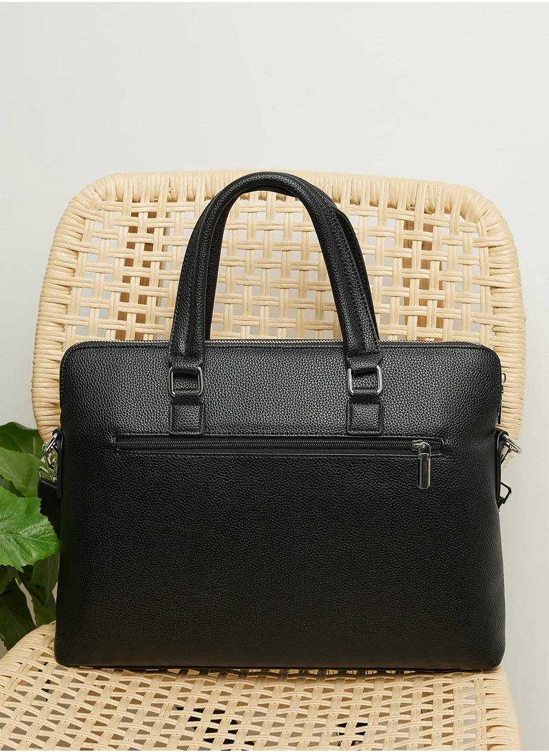 Robert Wood Grain Texture Office Laptop Bag