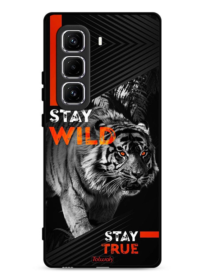 Tolwak Infinix Hot 50 Pro Plus 4G Protective Case Cover Stay Wild Stay True - Image 1