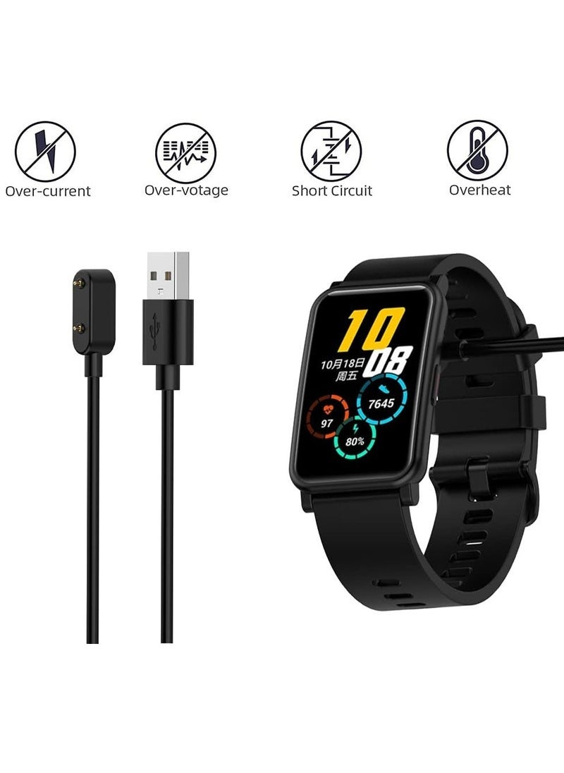 Gravity Charger Cable for HUAWEI WATCH FIT 2, Fit Mini, Band 7, Band 6, Honor Watch ES – 1M/3.3FT Wireless Charging Dock Station Adapter - Image 2