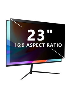 Computer Privacy Screen, 23 inch, Removable 16:9 Aspect Ratio Widescreen Laptop Monitor, Eye Protection, Anti Glare Blue Light, Slide Mount, Tabs Cover Screen Protector, for privacy screen filter