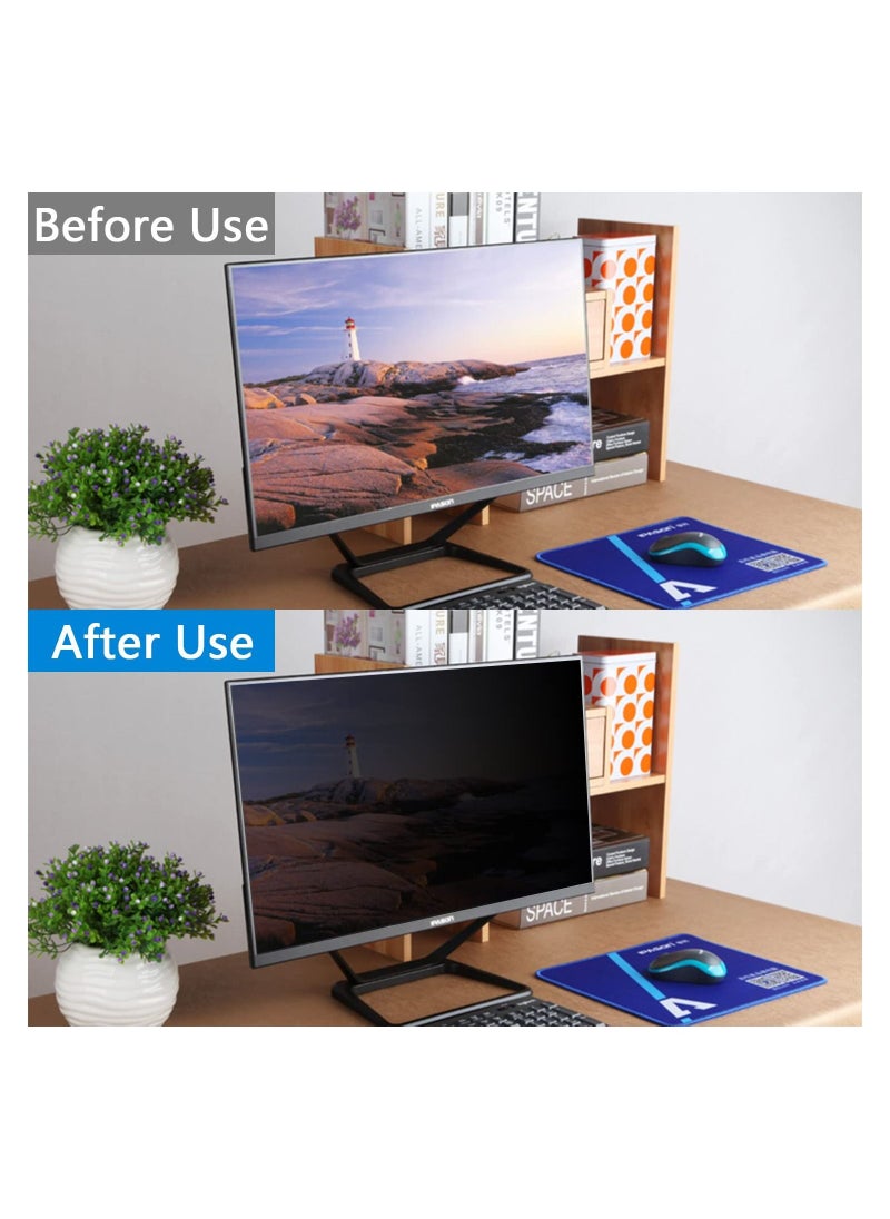 SYOSI - Computer Privacy Screen, 23 inch, Removable 16:9 Aspect Ratio Widescreen Laptop Monitor, Eye Protection, Anti Glare Blue Light, Slide Mount, Tabs Cover Screen Protector, for privacy screen filter - Image 1
