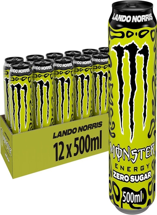 Monster Energy Zero Sugar Energy Drink, Lando Norris Edition, Each 500ml, X Pack of 4 (Product Of UK) From DECADENT - Image 4