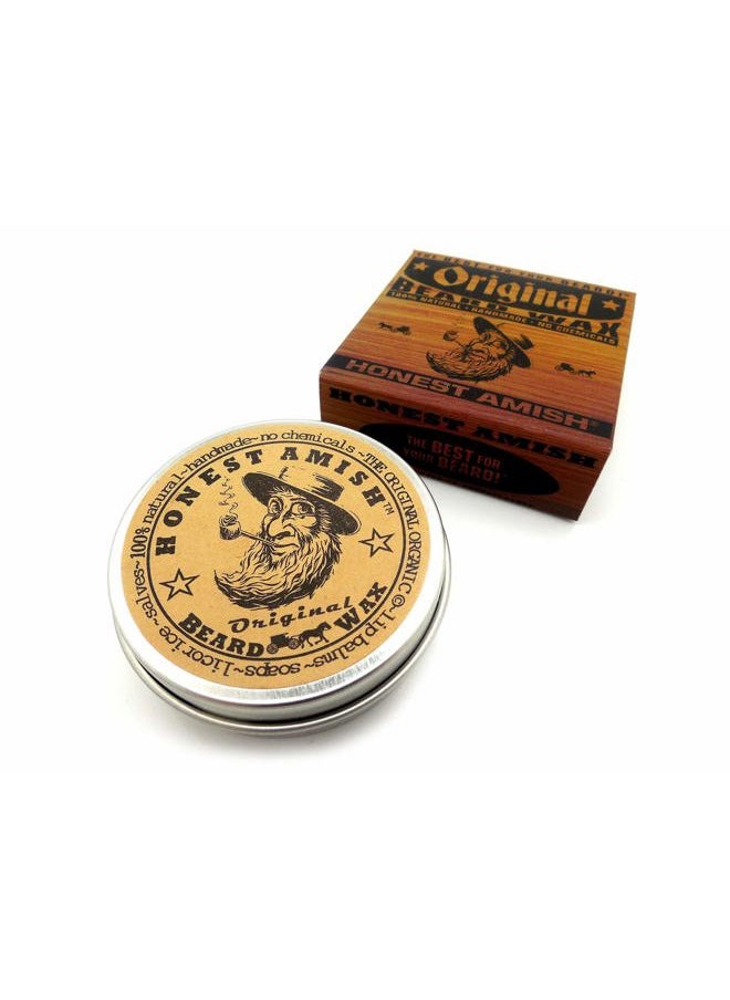 Honest Amish - Original Beard Wax - All Natural and Organic- 2 ounce - Image 1