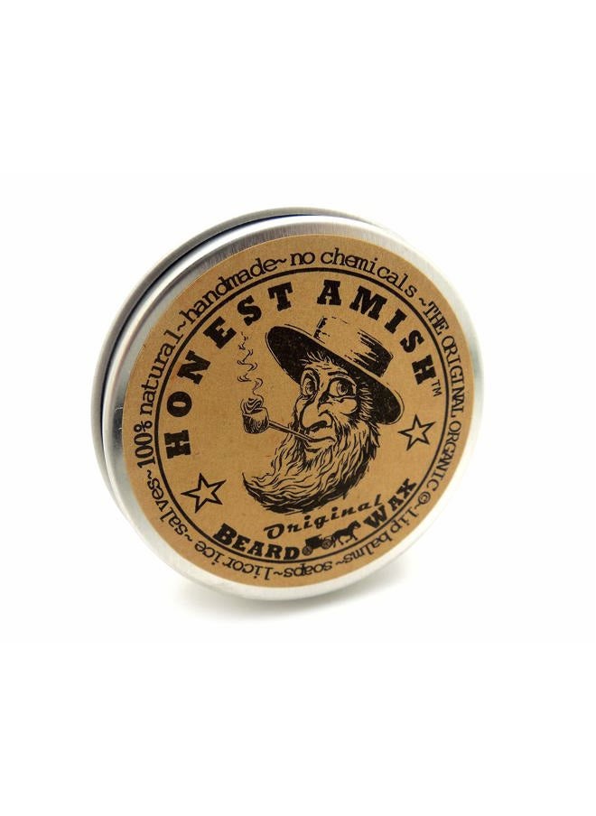 Honest Amish - Original Beard Wax - All Natural and Organic- 2 ounce - Image 1