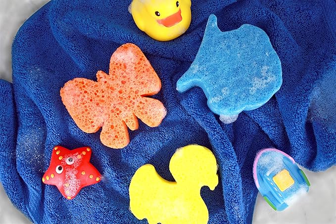 Spongell Kids Animals Body Wash Infused Buffer Fruitilicious Fish
