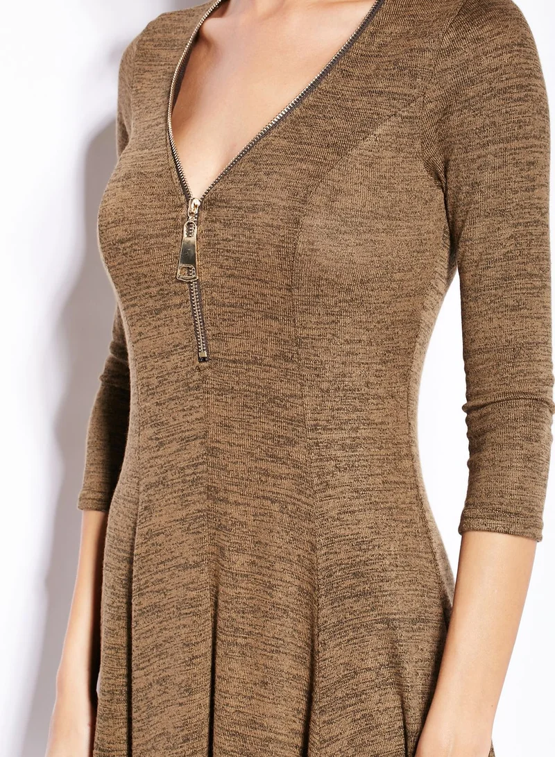 NEW LOOK Zip Swing Dress