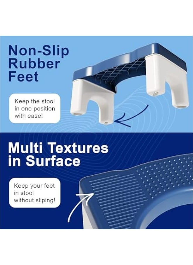 Generic Toilet Stool for Adults and Kids, Sturdy Plastic Step for Bathroom, Portable Potty Squat Aid, Easy to Clean - US Patented  - Image 4