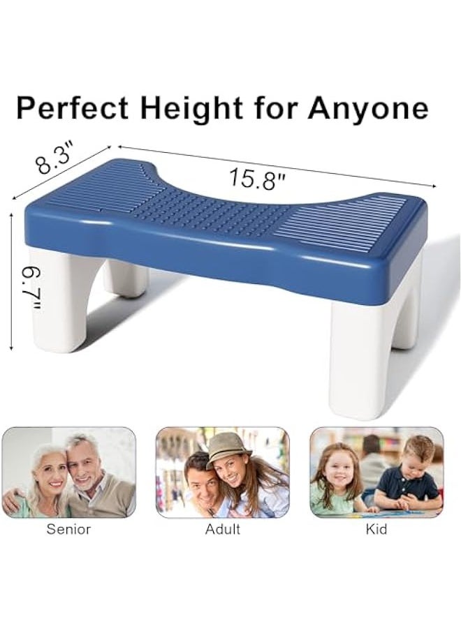 Generic Toilet Stool for Adults and Kids, Sturdy Plastic Step for Bathroom, Portable Potty Squat Aid, Easy to Clean - US Patented  - Image 5