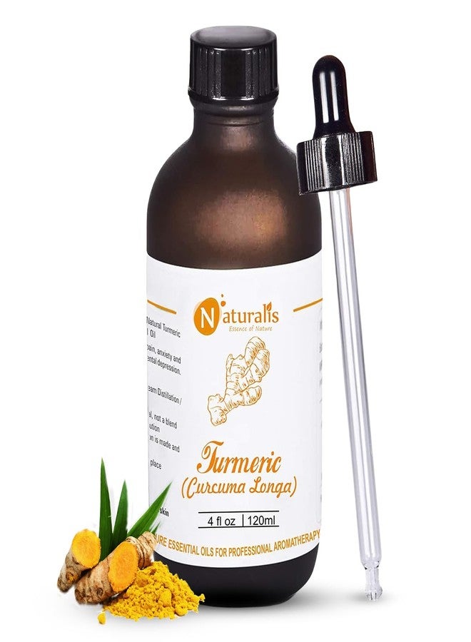 نيتشوراليس زيت الكركم العطري من ناتشوراليس إيسنس أوف ناتشر، نقي 100% وغير مخفف، درجة علاجية لتنظيف البشرة وتسكين الآلام - 120 مل - Image 1
