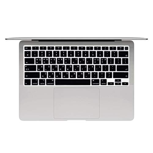 WYGCH Korean Language Keyboard Cover A2179 Silicone Protective Skin Keyboard Protector for MacBook Air 13 inch with Touch ID A2337 M1 Chip US Layout - Image 2