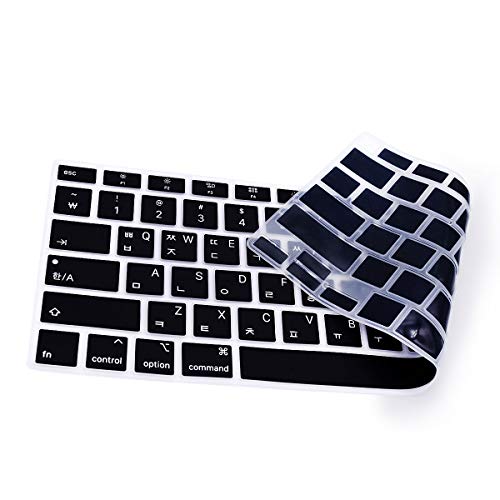 WYGCH Korean Language Keyboard Cover A2179 Silicone Protective Skin Keyboard Protector for MacBook Air 13 inch with Touch ID A2337 M1 Chip US Layout - Image 3