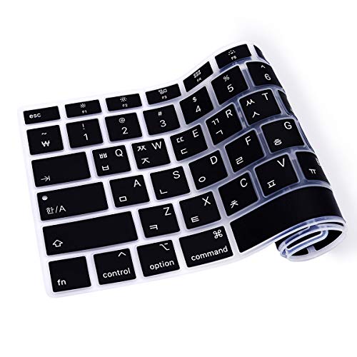 WYGCH Korean Language Keyboard Cover A2179 Silicone Protective Skin Keyboard Protector for MacBook Air 13 inch with Touch ID A2337 M1 Chip US Layout - Image 4