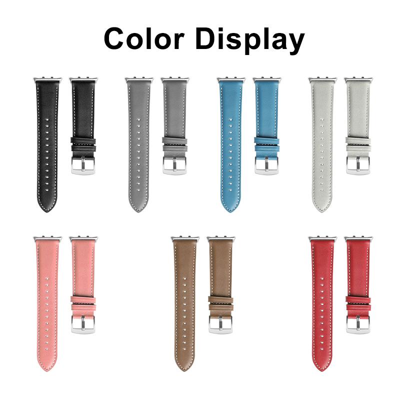 إيروريكس سوار ساعة For Honor Watch 5 Pointed Tail من الجلد الطبيعي (أسود) - Image 3