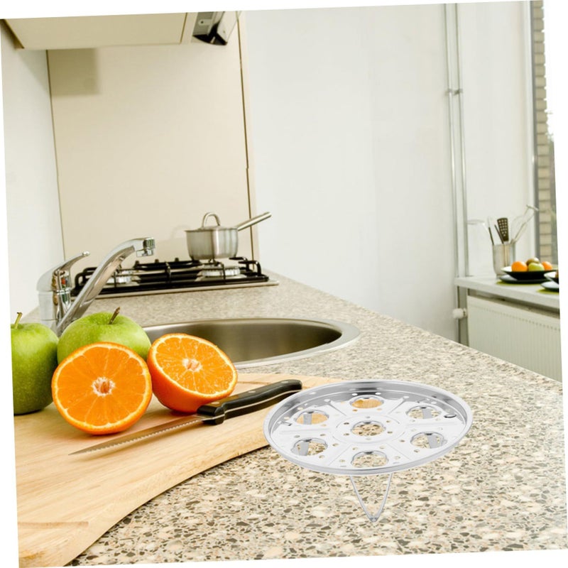 Stainless Steel Egg Steamer Rack Versatile Tripod Steamer Kitchen Tray - Image 5