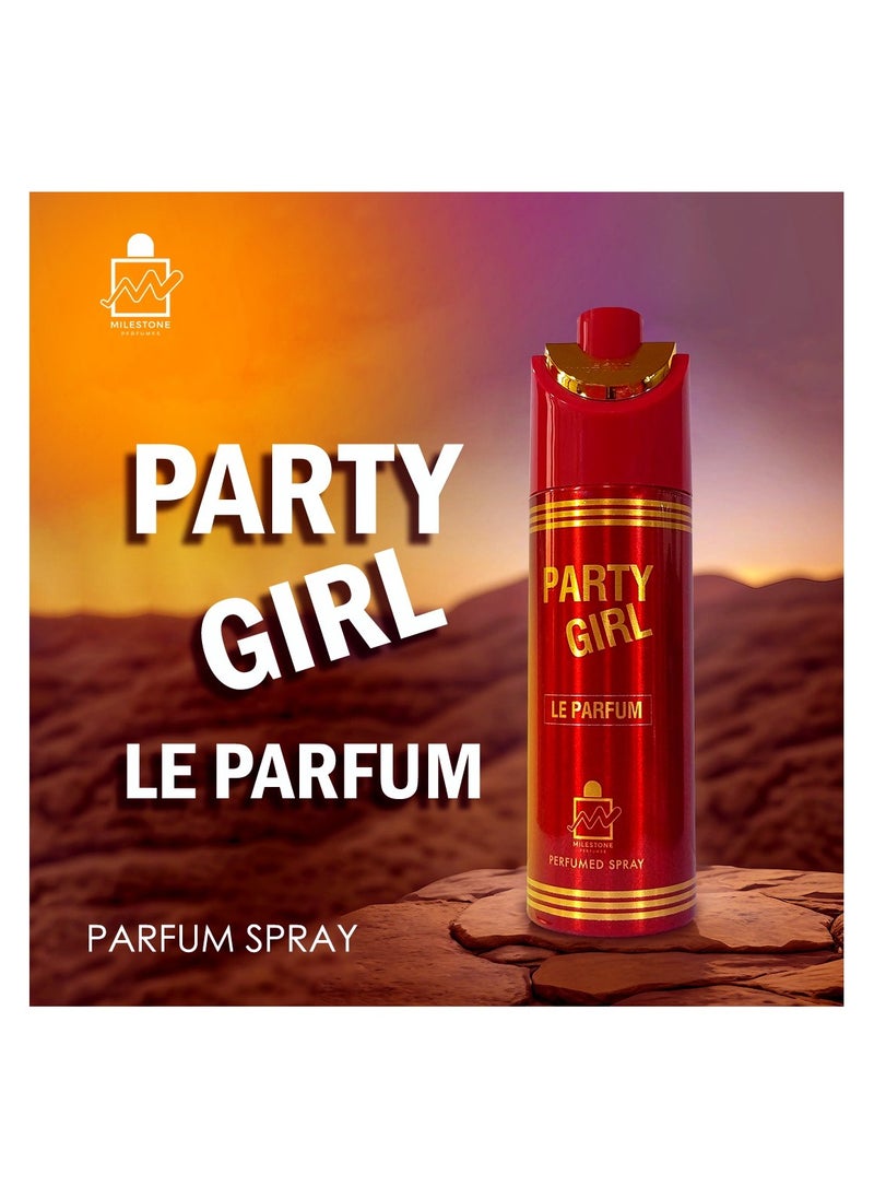 Milestone Party Girl lParfum For women Perfumed Spray 200ml  - Image 3