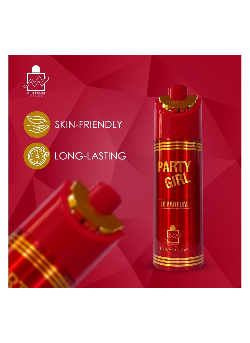 Milestone Party Girl lParfum For women Perfumed Spray 200ml  - Image 4