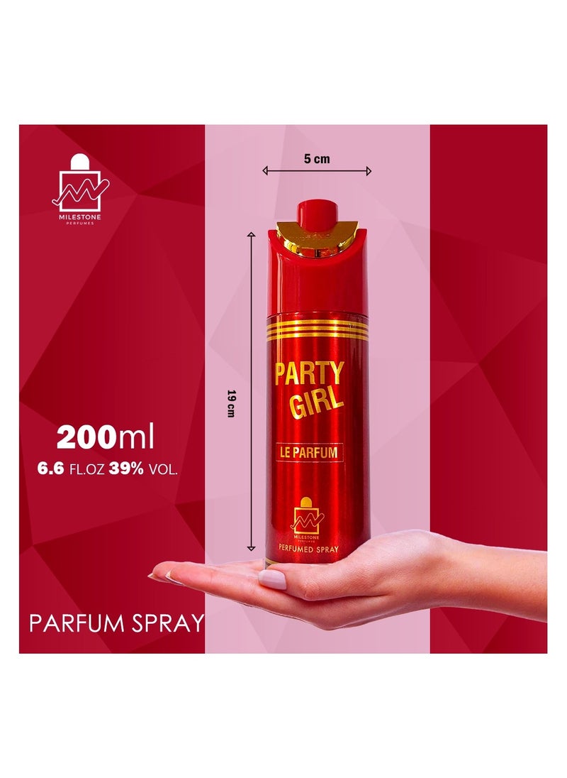 Milestone Party Girl lParfum For women Perfumed Spray 200ml  - Image 5