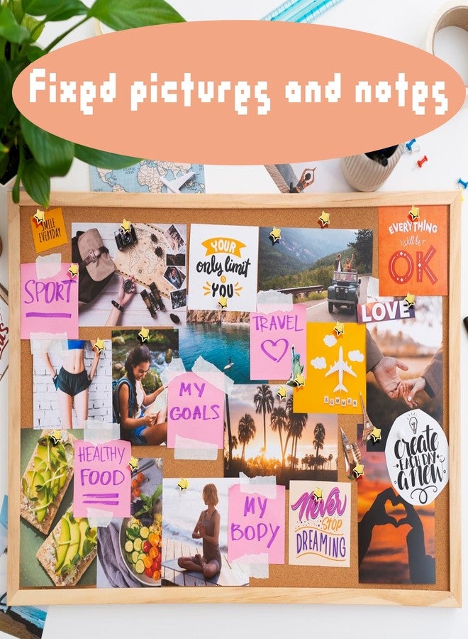 Jeffdad 100pcs Split Pins, Metal Paper Fasteners Mini Brads, 10mm x 8mm Round Scrapbooking Brads for Paper Craft DIY Stamping Scrapbook Office Household Supplies (Five-Pointed Star) - Image 4