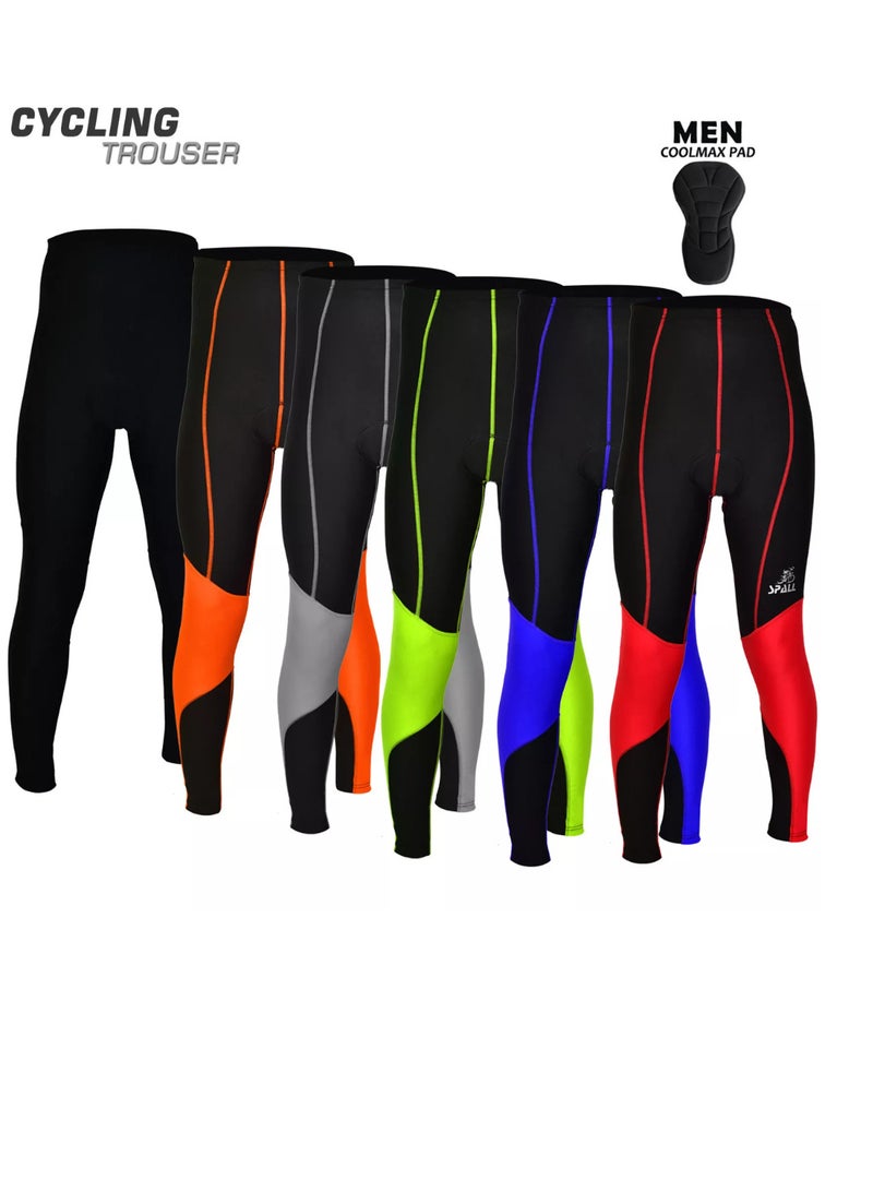 سبال سروال سبال طويل لركوب الدراجات بنطلون لركوب الدراجة سروال ضيق ليجن مع 4D إسفنجي مبطن - Image 2