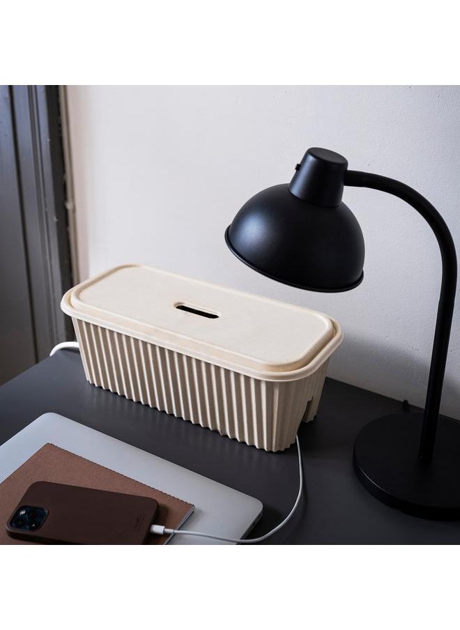 Generic Cable management box, natural, 38x18x14 cm  - Image 5
