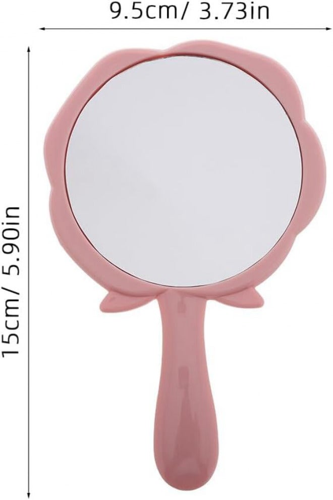 General purpose premium build Ipetboom 5pcs Handheld Rose Floral Makeup Mirror for Purse Portable Compact Pocket Mirror for Women Travel Vanity Small Pink Quick use-switch compatible build Ready order processing Main road full logistics cover Freeze crack proof Light precision processed material Anti topple design Varied dimensions Varied size selections Market diverse application fit Daily life matching design Neat shape Ready-to-ship local stock Global trendy simple build Durability boost selected material Flexible use switching Multi option design On-demand local restock Popular trusted craftsmanship Riyadh Jeddah Dammam ship Global upgraded practical design Ventilated design Gulf mainstream practical design Oil resistant Balanced weight - Image 2