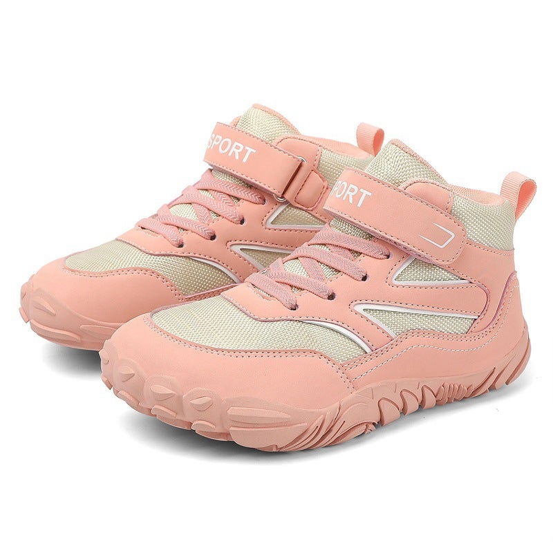 Children'S Outdoor Hiking Shoes Warm Five-Finger Non-Slip Cotton Shoes Snow Sports Non-Slip Boots Whip Shoes Hiking Rock Climbing - Image 1