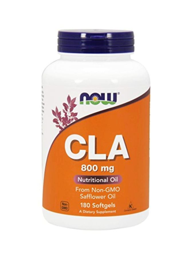 Now Foods CLA Dietary Supplement - 180 Soft Gels - Image 1