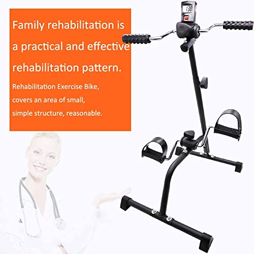 NISDOKR Pedal Exerciser Bike Hand Arm Leg and Knee Peddler Adjustable Fitness Equipment for Seniors, Elderly Home Pedal Exercise Bike for Total Body, with Gift Box & Monitor - Image 4