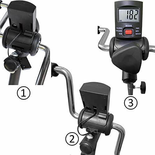 NISDOKR Pedal Exerciser Bike Hand Arm Leg and Knee Peddler Adjustable Fitness Equipment for Seniors, Elderly Home Pedal Exercise Bike for Total Body, with Gift Box & Monitor - Image 5