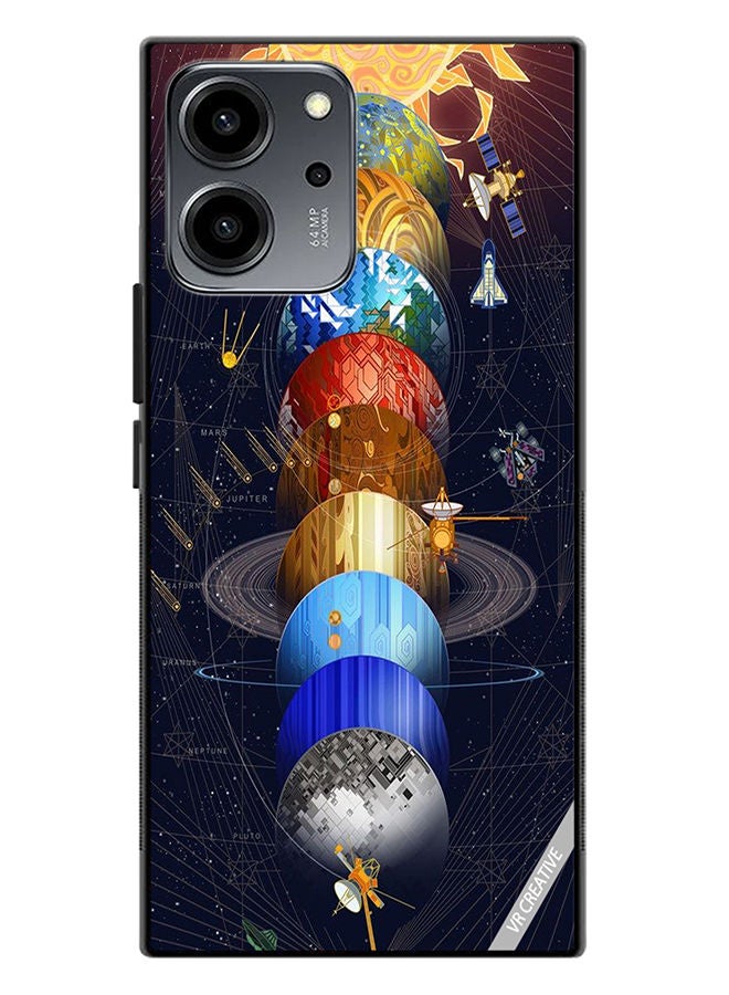 VR CREATIVE Protective Case Cover For Honor 80 SE Earth Design Multicolour - Image 1