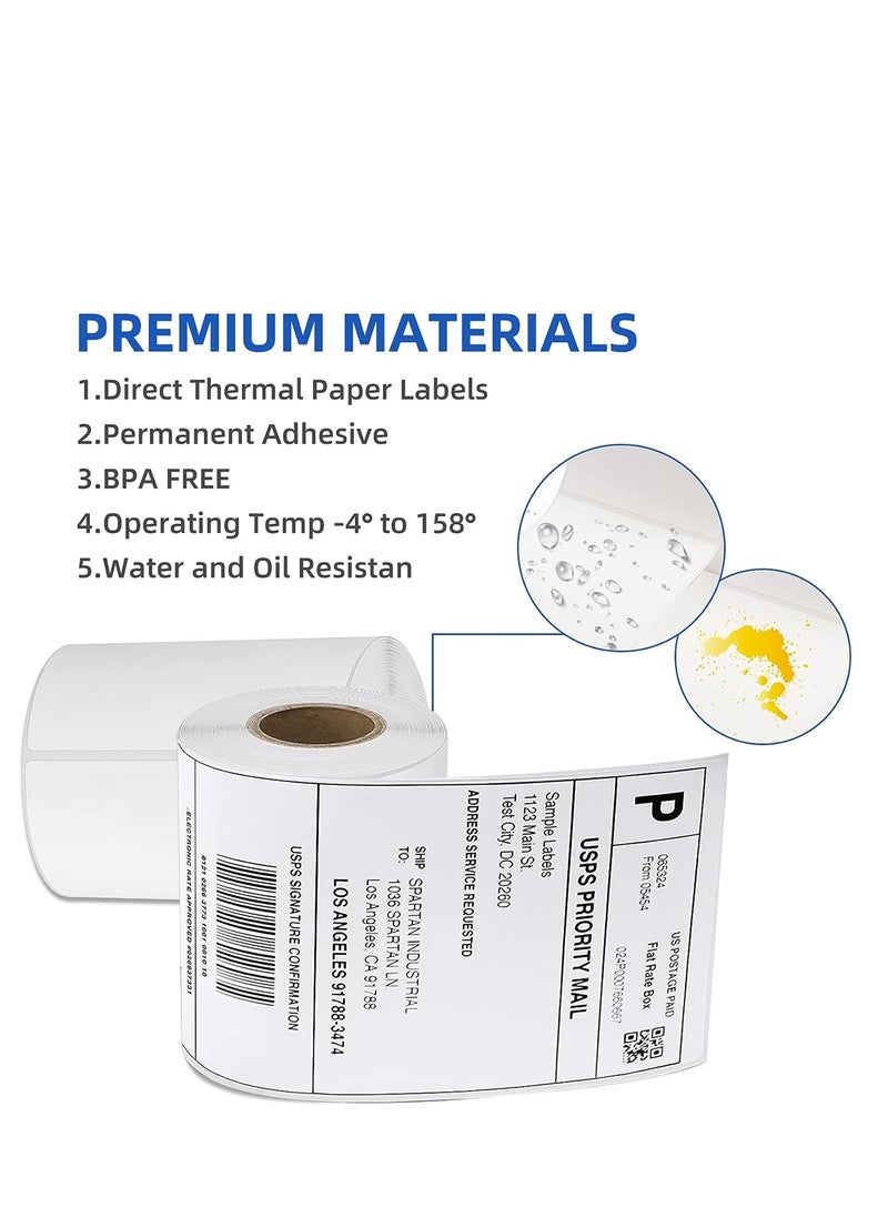 10-Piece Thermal Paper Roll White