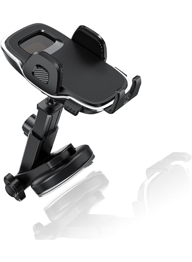 S-TOP 1 Pcs Car Mount Phone Holder with 360° Rotation Strong Suction Cup for Dashboard Windshield - Compatible with most smartphones - Image 1