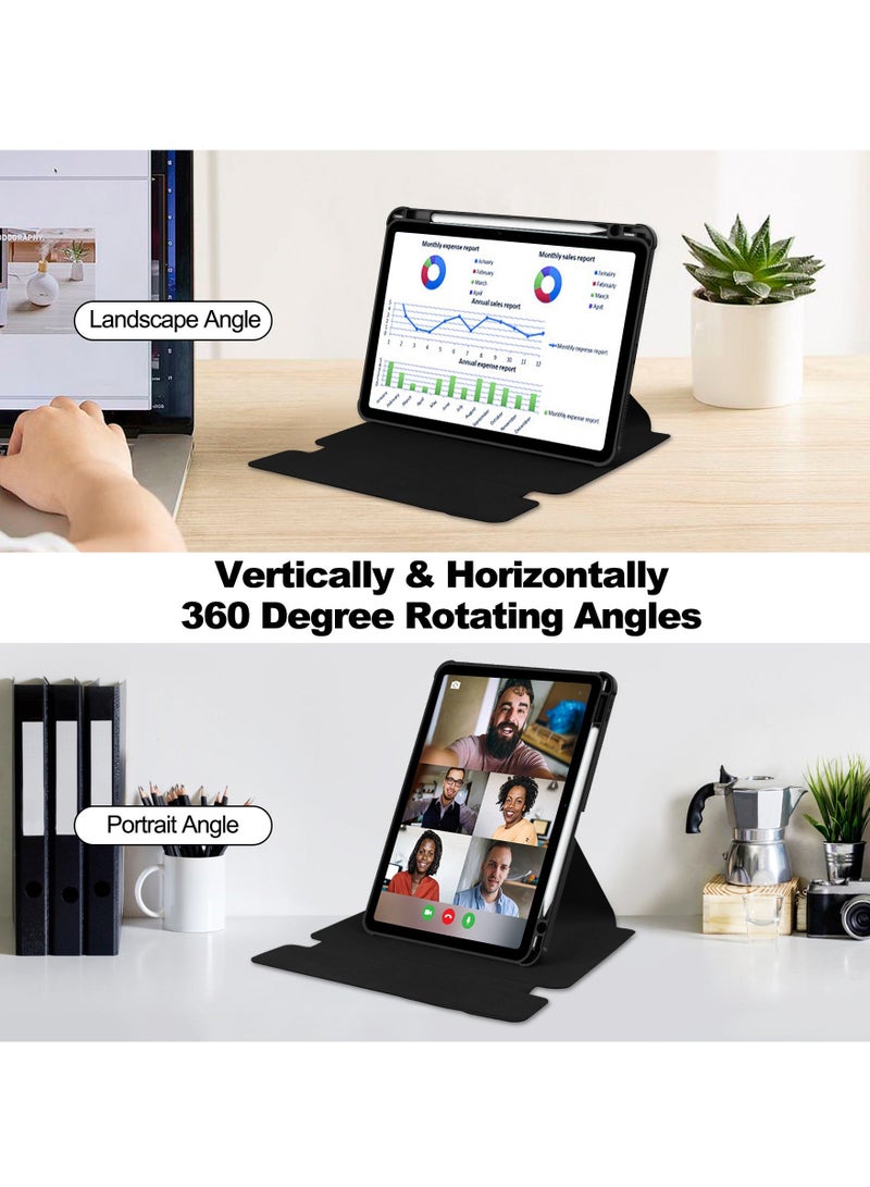 general Suitable for Apple Ipad air 11 2024 acrylic swivel holster air 11 stand 360 full pack case - Image 2