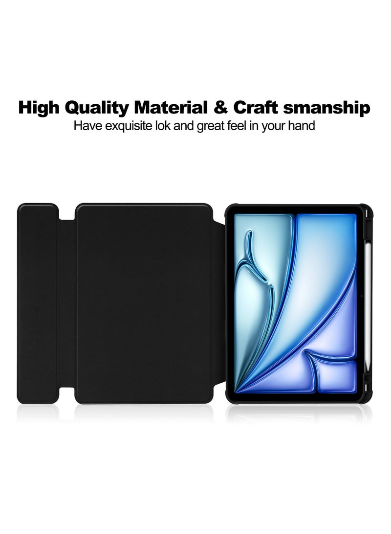 general Suitable for Apple Ipad air 11 2024 acrylic swivel holster air 11 stand 360 full pack case - Image 3