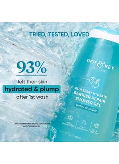 Dot & Key Dot & Key Blueberry Hydrate Barrier Repair Shower Gel | Sulphate Free & Non Drying | Body Wash For Sensitive, Dry & Normal Skin | 250ml  - Image 3