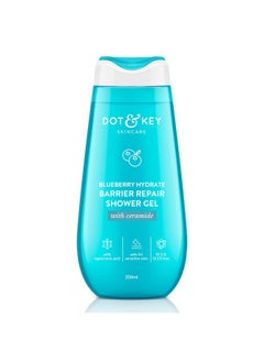 Dot & Key Dot & Key Blueberry Hydrate Barrier Repair Shower Gel | Sulphate Free & Non Drying | Body Wash For Sensitive, Dry & Normal Skin | 250ml  - Image 1
